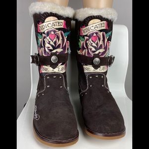 ed hardy boots new